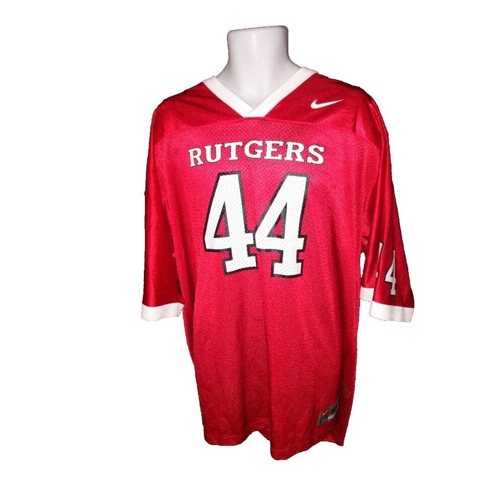 Vintage Nike Team Rutgers Scarlet knights Football jersey XXL Y2K